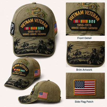 Last Day Promo: 49% OFF 🎖️ - Vietnam Veteran Tribute Cap