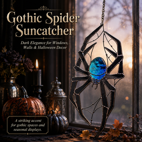 🕷️Gothic Spider Suncatcher