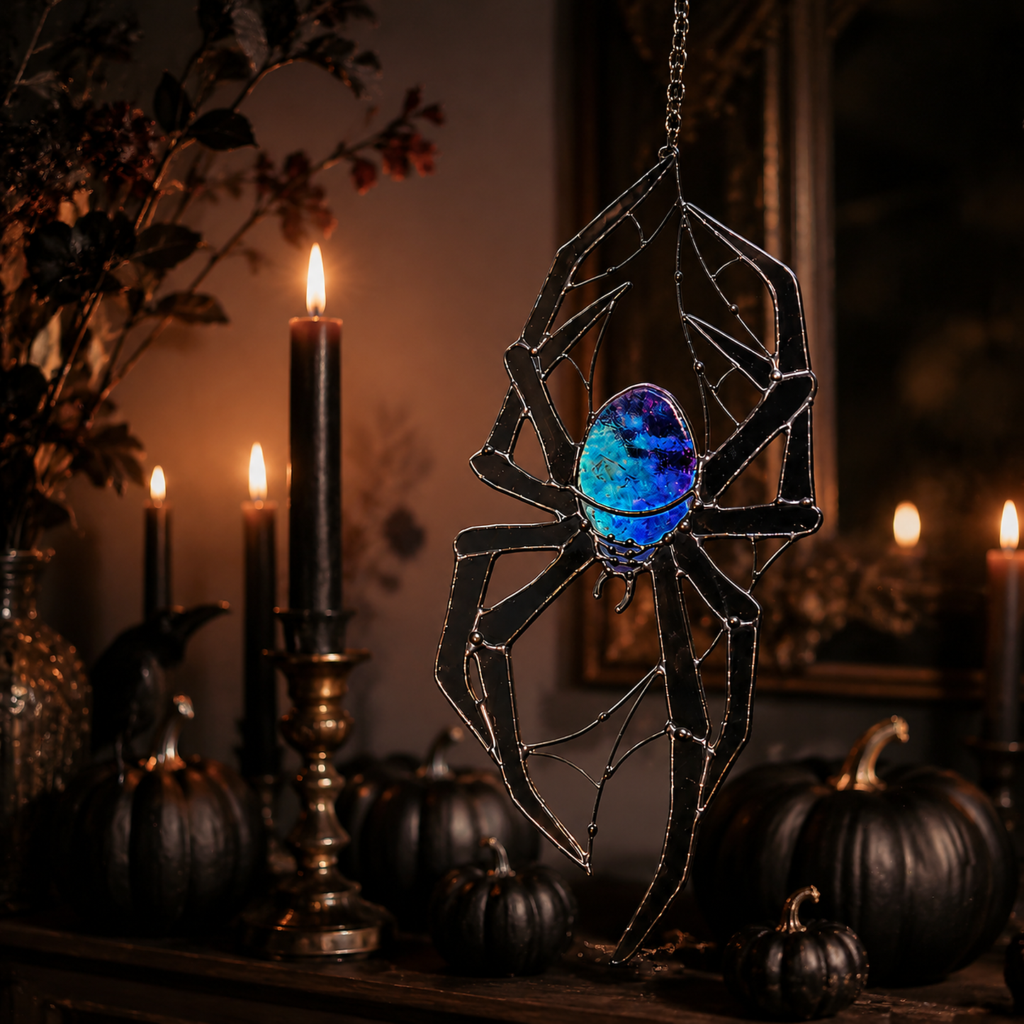 🕷️Gothic Spider Suncatcher