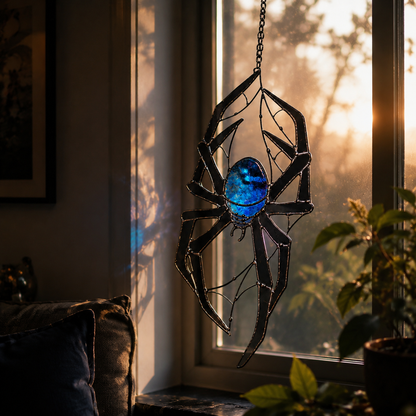 🕷️Gothic Spider Suncatcher