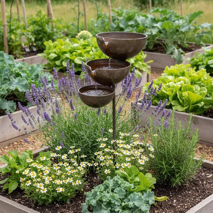 Last Day 50% OFF🔥Bring Life Back To Your Garden – Rain Catcher Bird Bath 🌿🐦