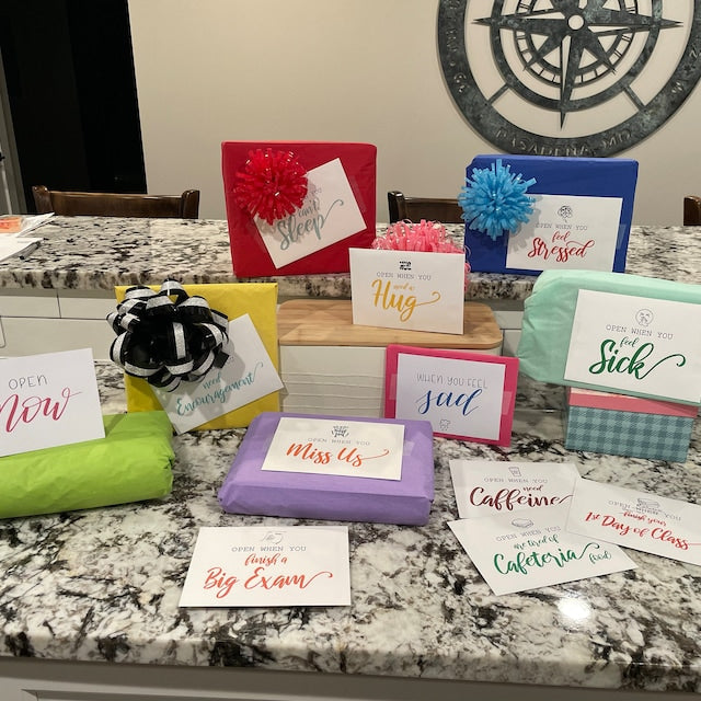 Open When Envelopes – A Thoughtful Hug for Every College Moment