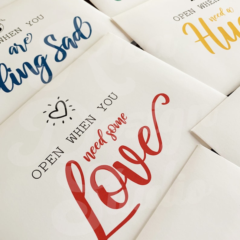 Open When Envelopes – A Thoughtful Hug for Every College Moment