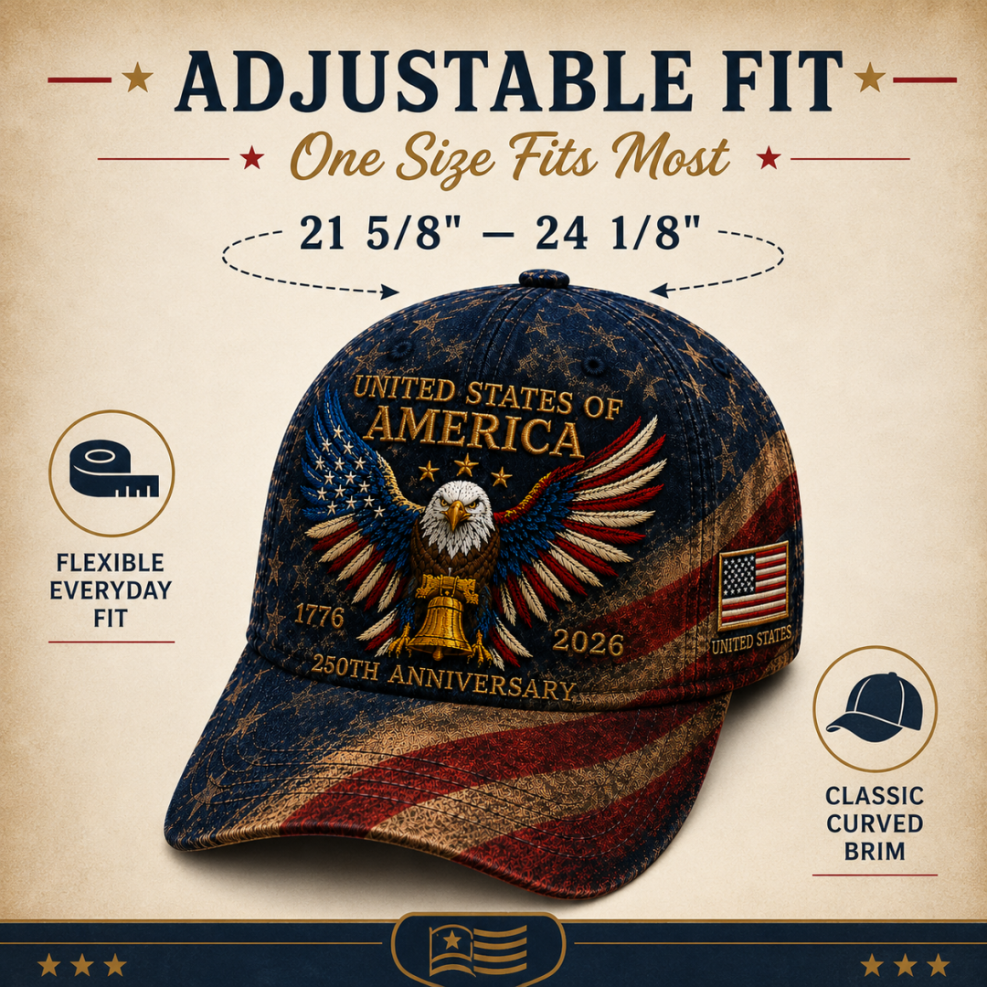 🇺🇸 250th Anniversary American Eagle Baseball Cap
