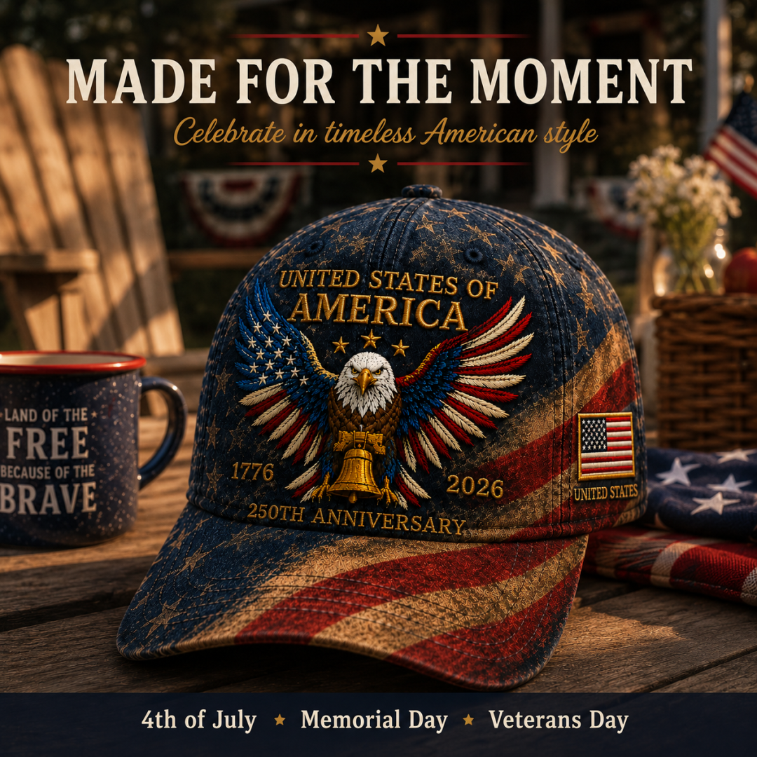 🇺🇸 250th Anniversary American Eagle Baseball Cap