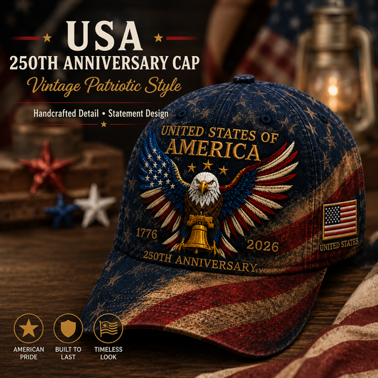 🇺🇸 250th Anniversary American Eagle Baseball Cap