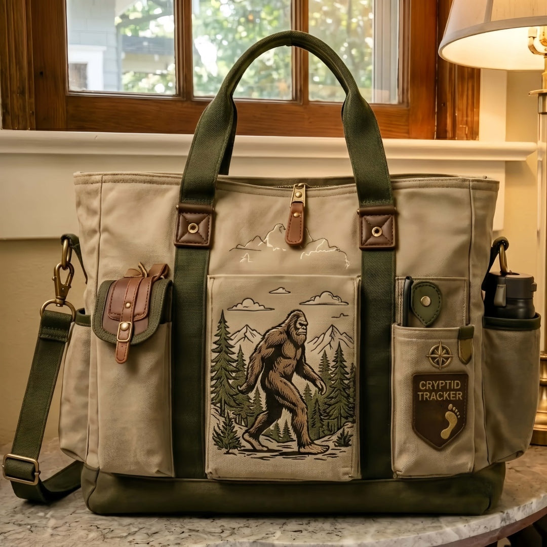 🦶 Bigfoot Wilderness Adventure Multifunctional Tote Bag