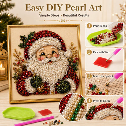 🎄 Christmas Pearl Art Painting Kit