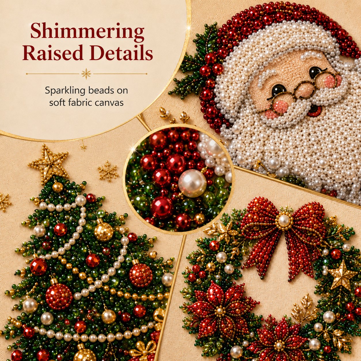 🎄 Christmas Pearl Art Painting Kit