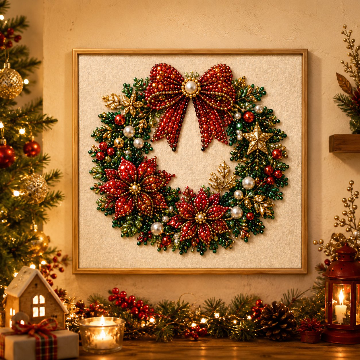 🎄 Christmas Pearl Art Painting Kit