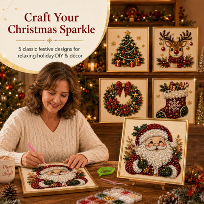 🎄 Christmas Pearl Art Painting Kit