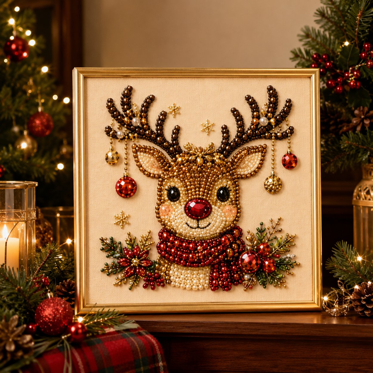 🎄 Christmas Pearl Art Painting Kit