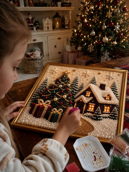 🎄 Christmas Pearl Art Painting Kit