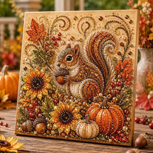 🍂✨ Autumn Pearl Painting Kit – Create a Beautiful Fall Artwork With a Touch of Sparkle
