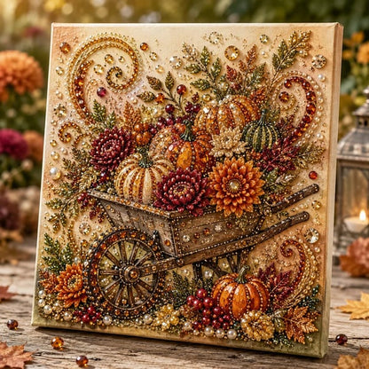 🍂✨ Autumn Pearl Painting Kit – Create a Beautiful Fall Artwork With a Touch of Sparkle