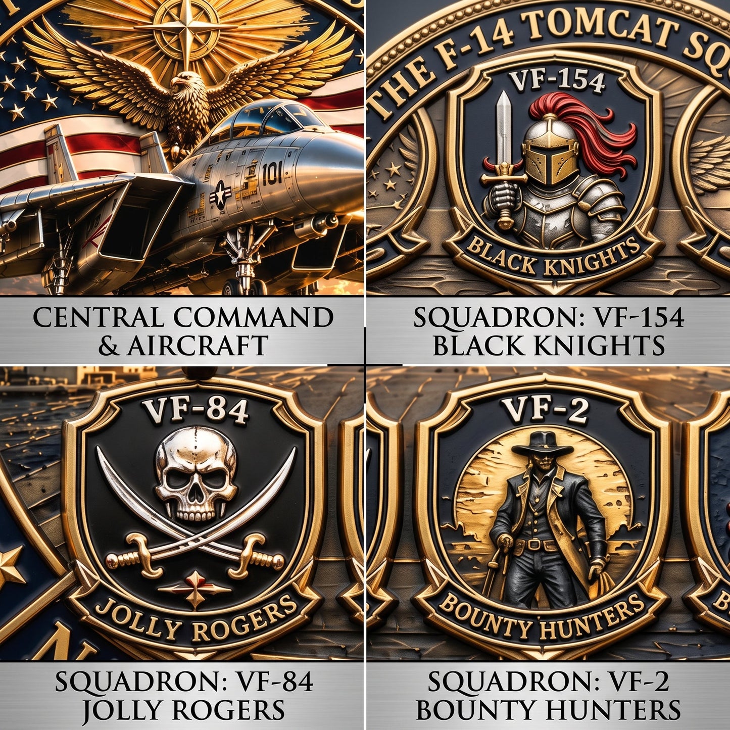 F-14 Tomcat Squadron Commemorative Medal