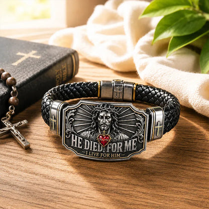 Faith Over Fear Bracelet – Christian Cross Bracelet Inspired by Isaiah 41:10, Hope, Courage & Divine Strength