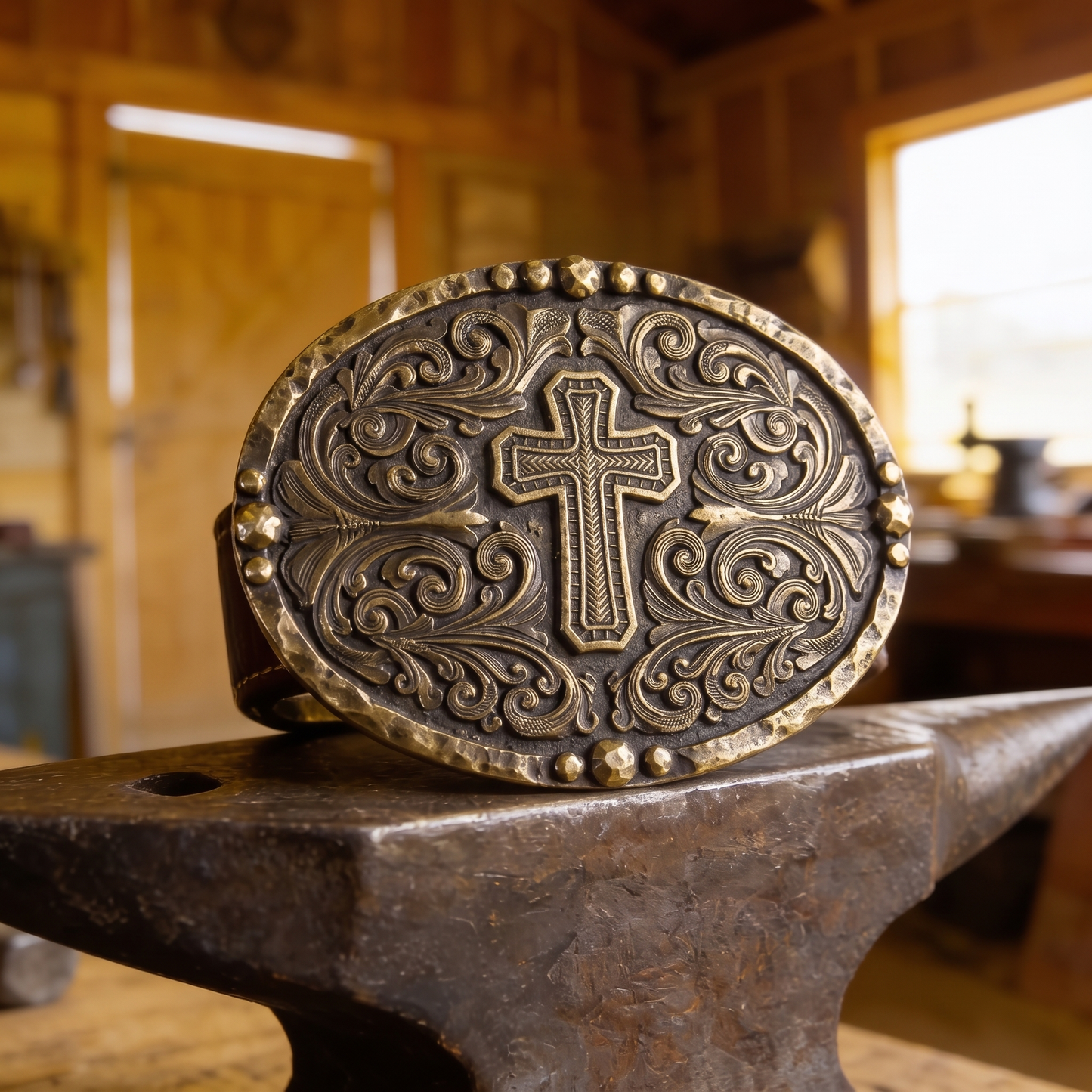 Christian Western Belt Buckle