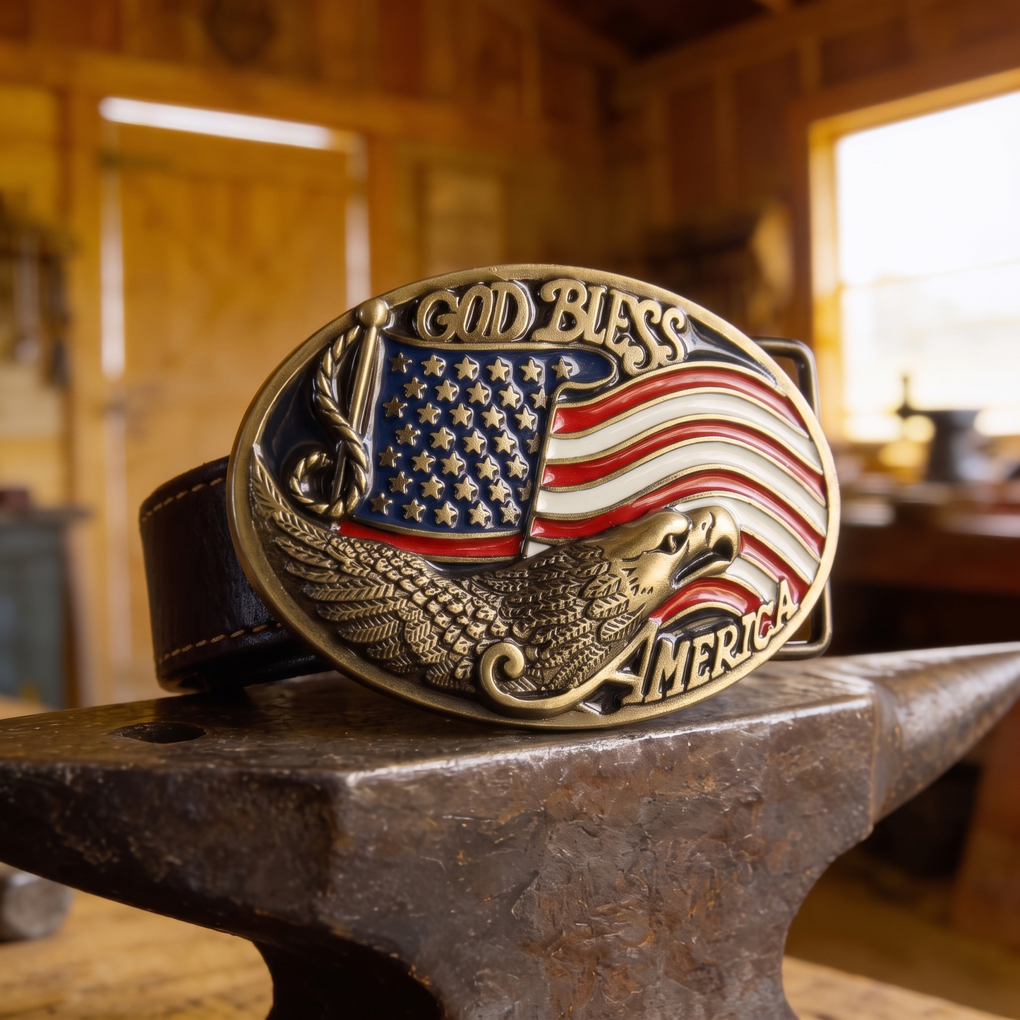 Christian Western Belt Buckle