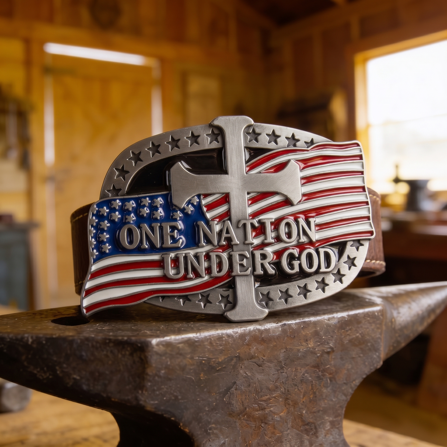 Christian Western Belt Buckle
