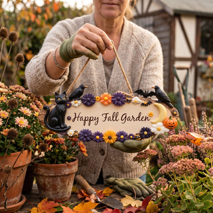 Personalized Halloween Magic Garden Sign