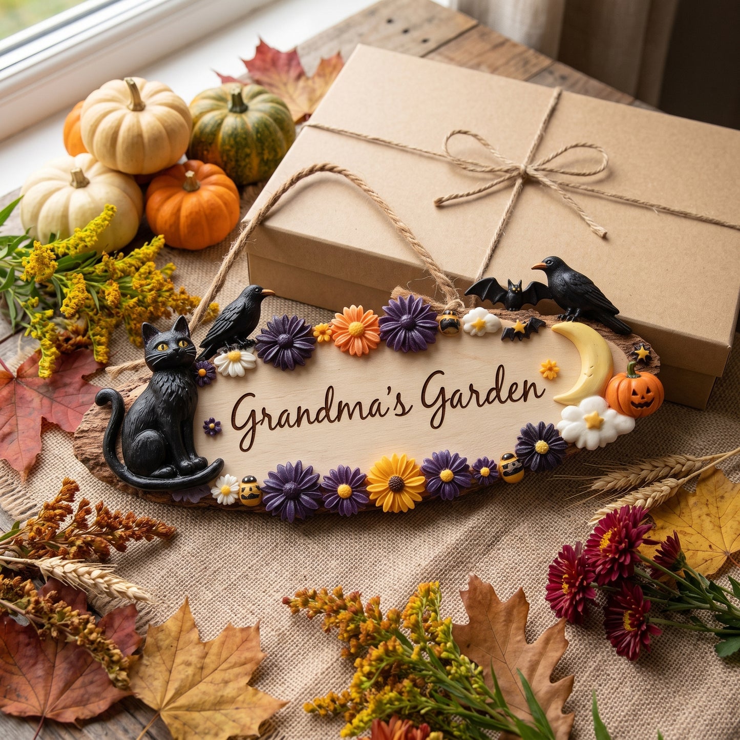 Personalized Halloween Magic Garden Sign