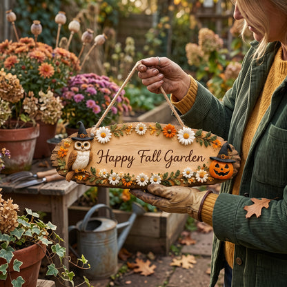 Personalized Halloween Magic Garden Sign