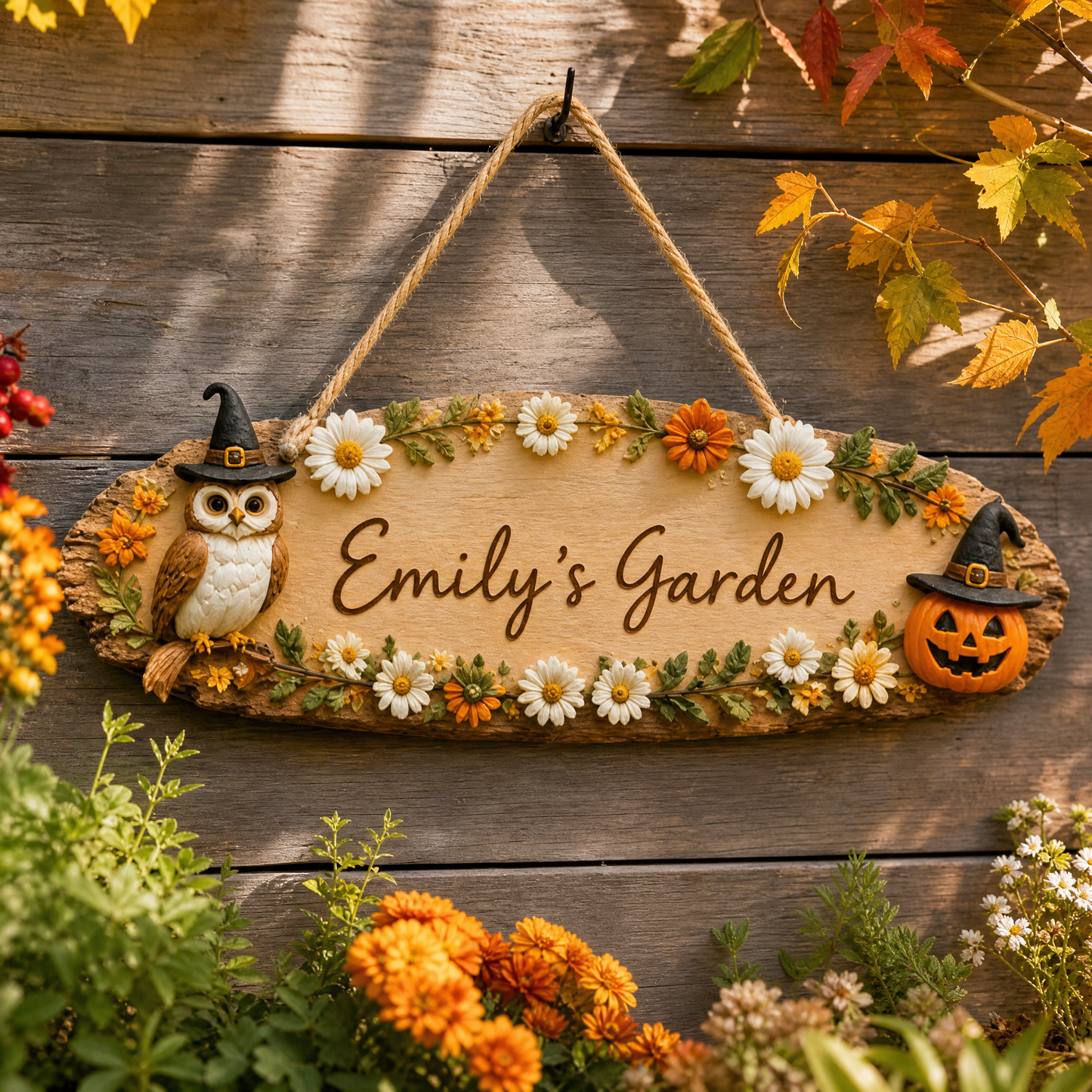 Personalized Halloween Magic Garden Sign