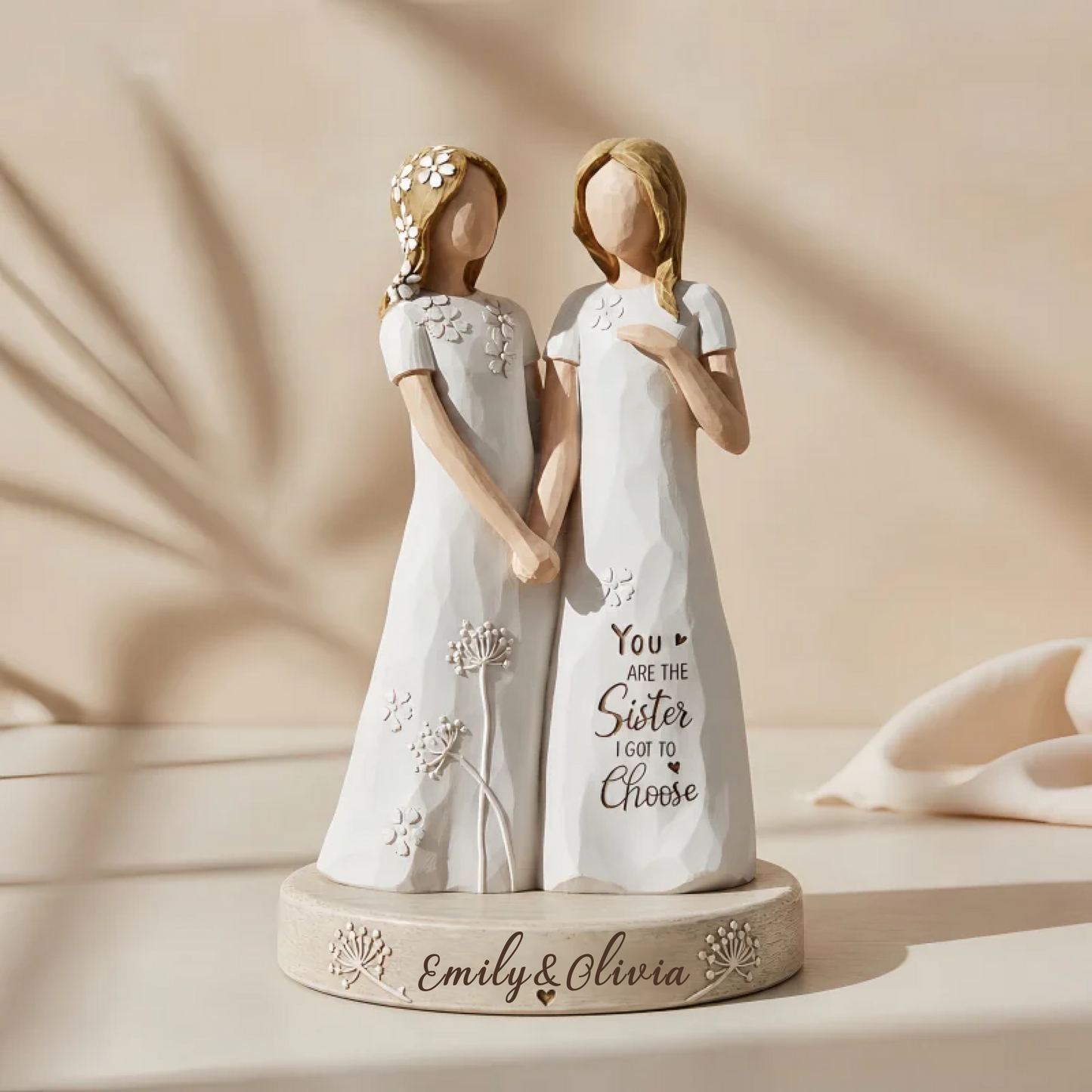 "You Are The Sister I Got To Choose" Custom Friendship Keepsake