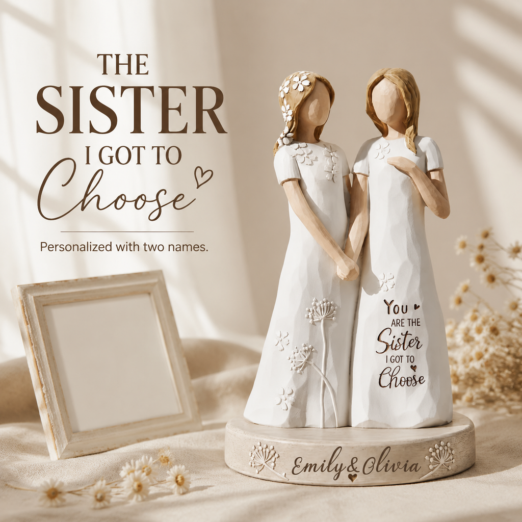 "You Are The Sister I Got To Choose" Custom Friendship Keepsake