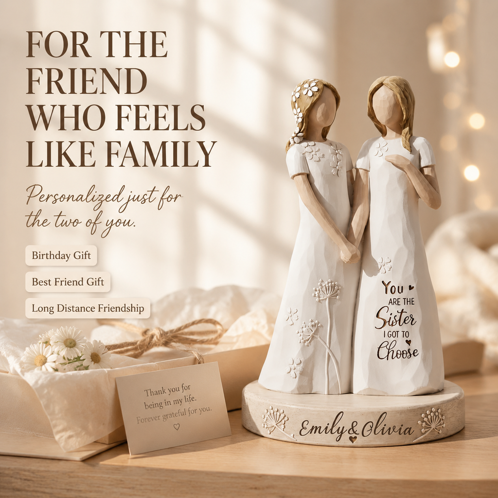 "You Are The Sister I Got To Choose" Custom Friendship Keepsake