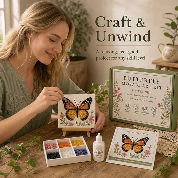 DIY Garden Mosaic Art Kit