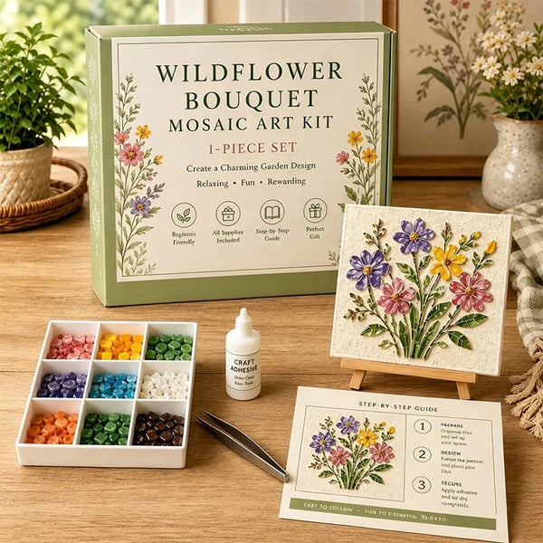 DIY Garden Mosaic Art Kit