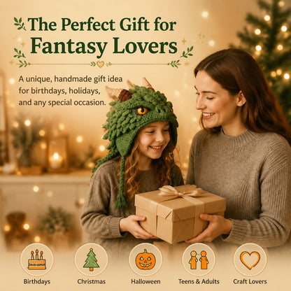 🧶✨ Fantasy Character Hood Hat DIY Crochet Kit Series