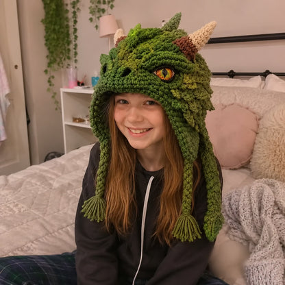 🧶✨ Fantasy Character Hood Hat DIY Crochet Kit Series