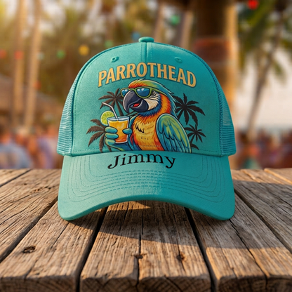 Personalized Parrot Paradise Trucker Hat