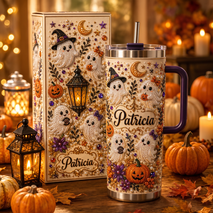 🎃👻Personalized Halloween Ghost Tumbler