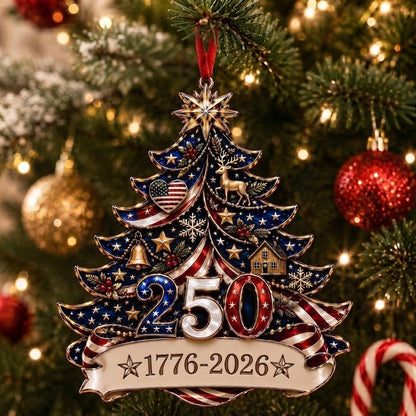 🇺🇸 America’s 250th Anniversary Christmas Ornament