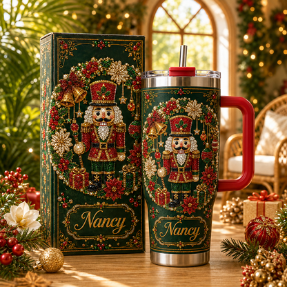 Personalized Nutcracker Christmas Tumbler