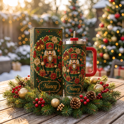 Personalized Nutcracker Christmas Tumbler