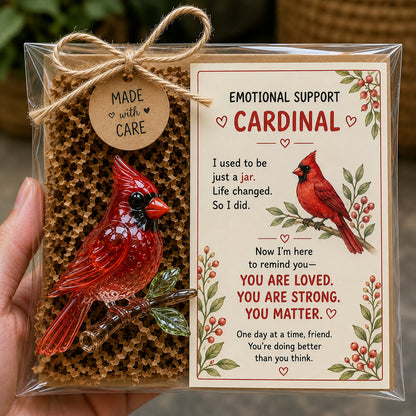 💛 Emotional Support Glass Animal Gift – A Little Reminder You Matter 🐝🐸🌸