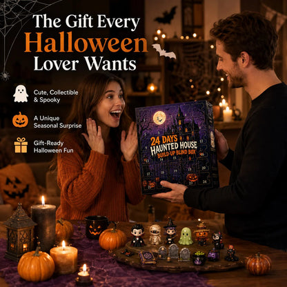 🏚️🎃Haunted House Build-Up Blind Box – 24 Days of Spooky Surprises
