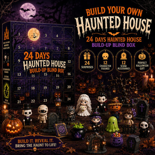 🏚️🎃Haunted House Build-Up Blind Box – 24 Days of Spooky Surprises