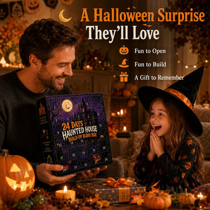 🏚️🎃Haunted House Build-Up Blind Box – 24 Days of Spooky Surprises