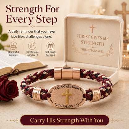 ✝️ Christian Scripture Faith Bracelet Collection – 6 Meaningful Bible Verse Designs with Raised Gold Cross, Magnetic Clasp &amp; Matching Gift Box 🙏✨