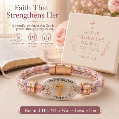 ✝️ Christian Scripture Faith Bracelet Collection – 6 Meaningful Bible Verse Designs with Raised Gold Cross, Magnetic Clasp &amp; Matching Gift Box 🙏✨