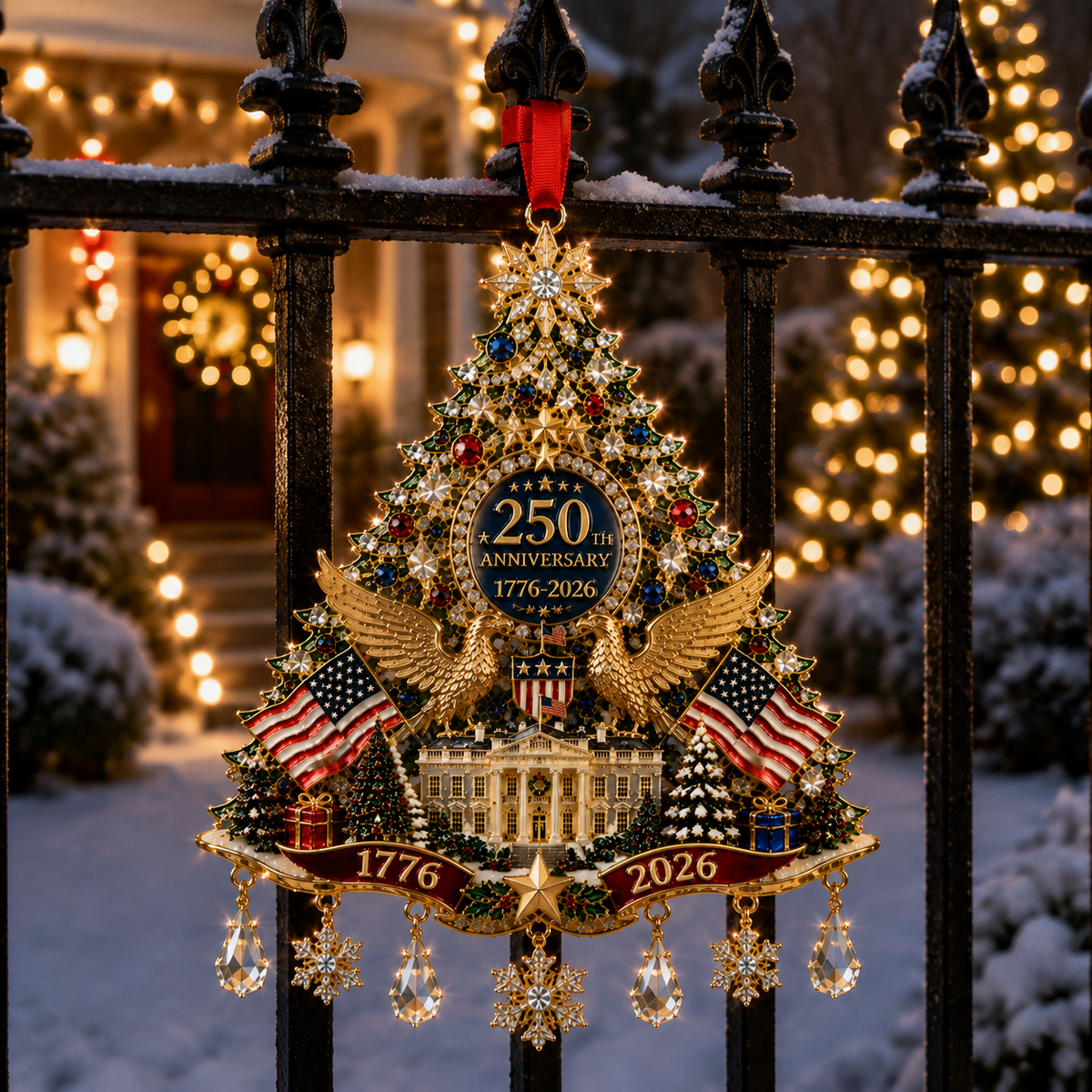 ✨ Sparkling Christmas Tree Ornament – Limited Anniversary Edition – Once the season is over, this special design won't return 🎄