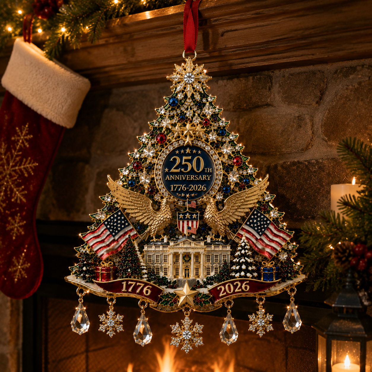 ✨ Sparkling Christmas Tree Ornament – Limited Anniversary Edition – Once the season is over, this special design won't return 🎄