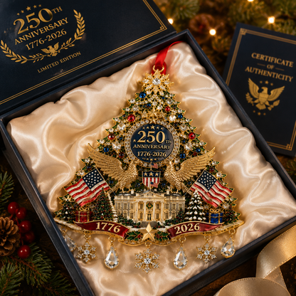 ✨ Sparkling Christmas Tree Ornament – Limited Anniversary Edition – Once the season is over, this special design won't return 🎄