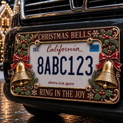 🎄 Christmas License Plate Frame – Festive Style for Every Ride 🚗✨